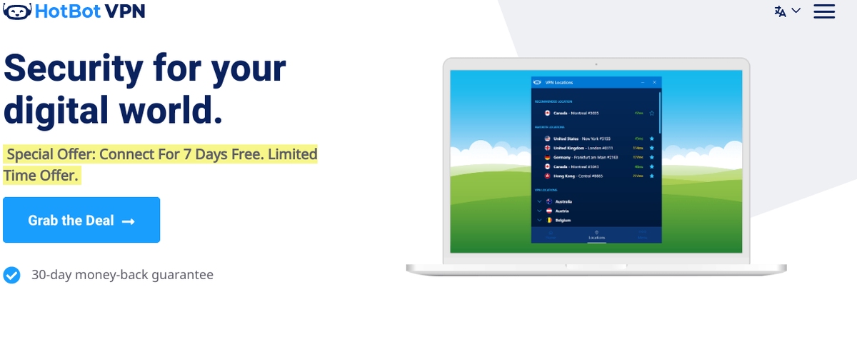 HotBot VPN, Best VPN Sites