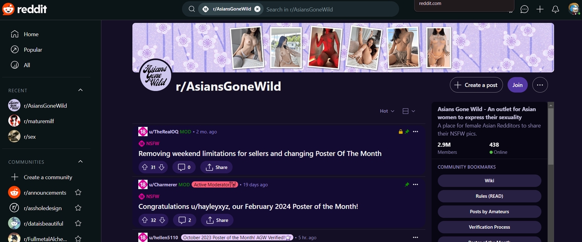 Reddit AsiansGoneWild, Asian Porn Sites