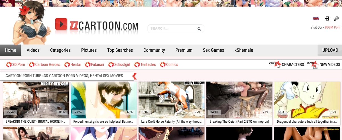 ZZCartoon, Cartoon Porn Sites