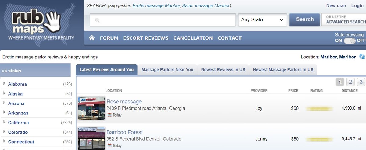 RubMaps, Hall Of Fame