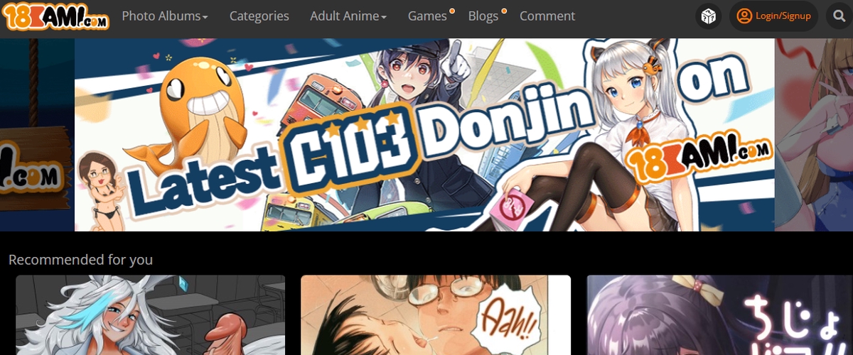 18Kami, Porn Comics Sites