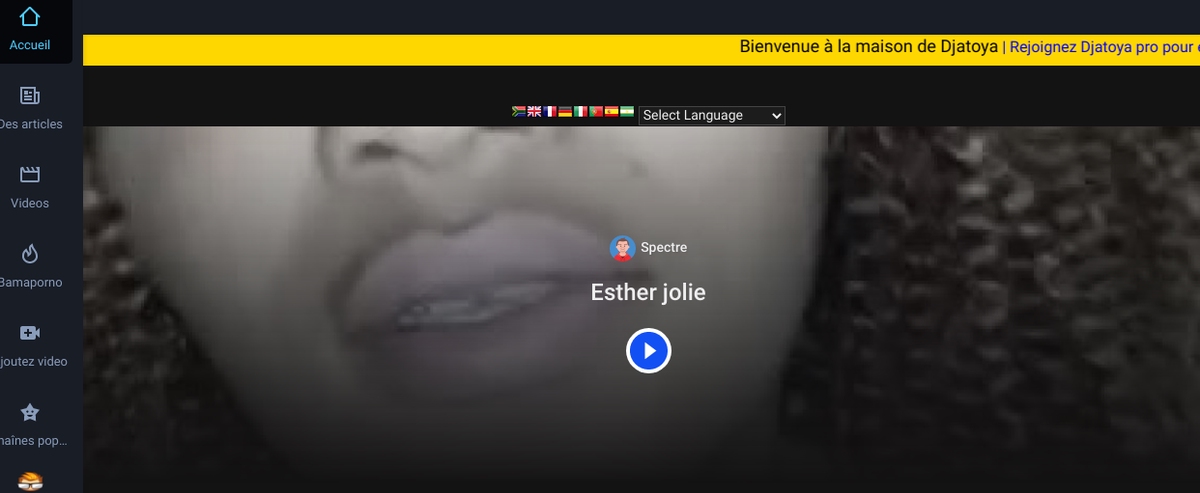 Djatoya, Black Porn Sites