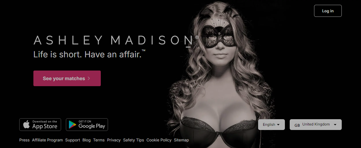 Ashley Madison, Hookup & Sex Dating Sites