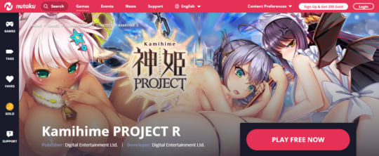 Kamihime Project R, Best Porn Games