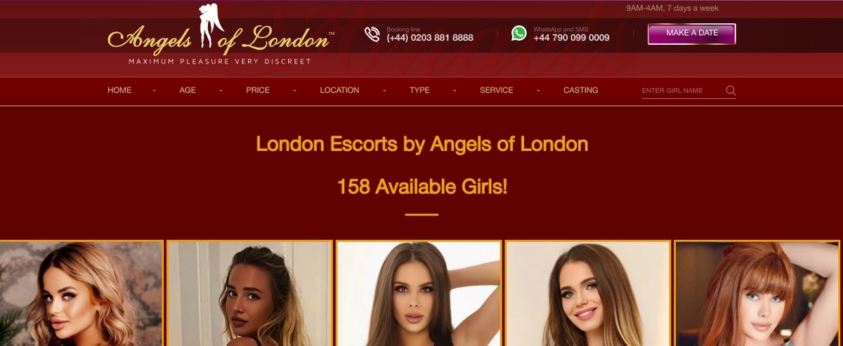 Angels Of London, Escort Sites