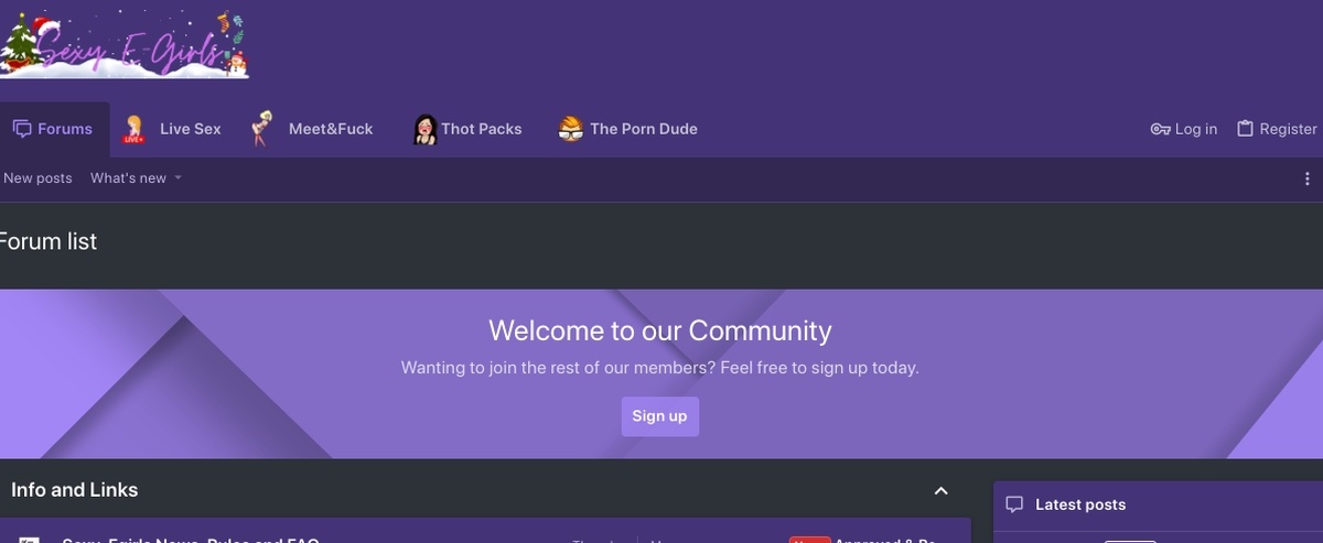 Sexy EGirls Forum, Hall Of Fame