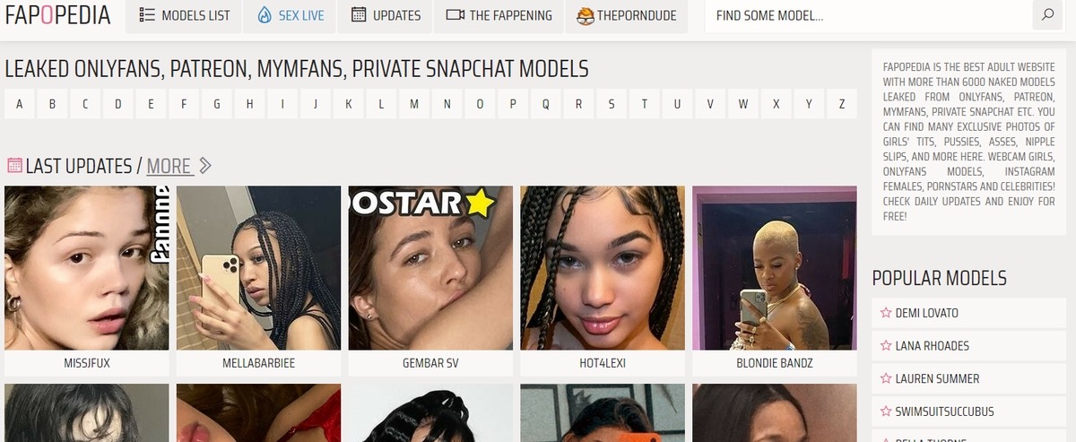 Fapopedia, Free OnlyFans Porn Sites