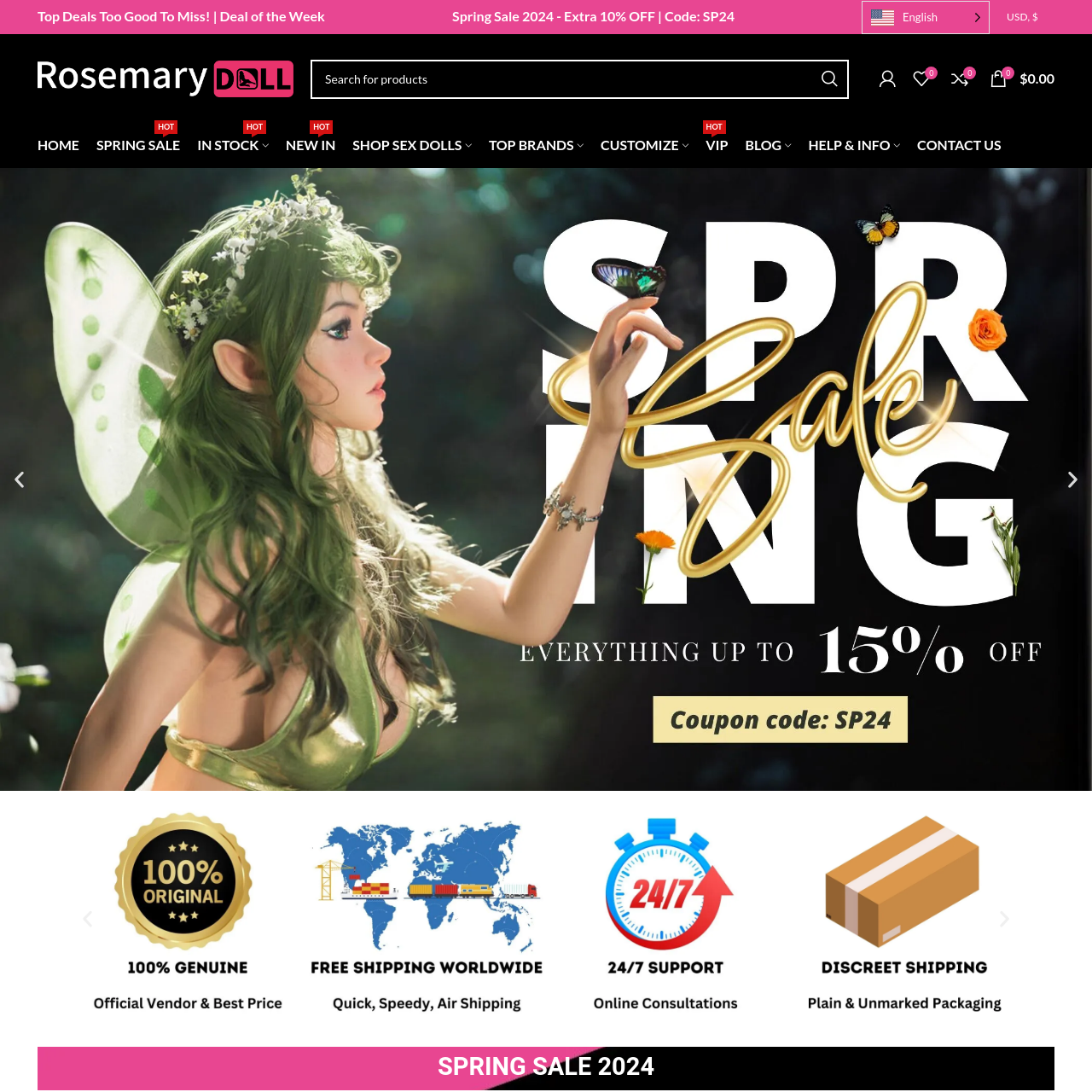 Rosemary Doll, Sex Doll Shop