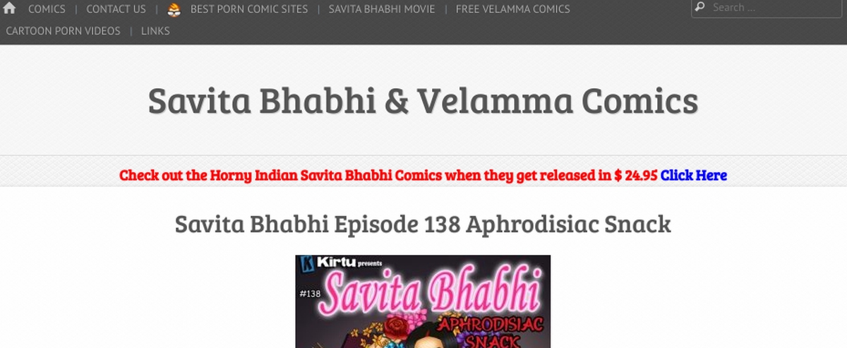 SavitaHD, Porn Comics Sites
