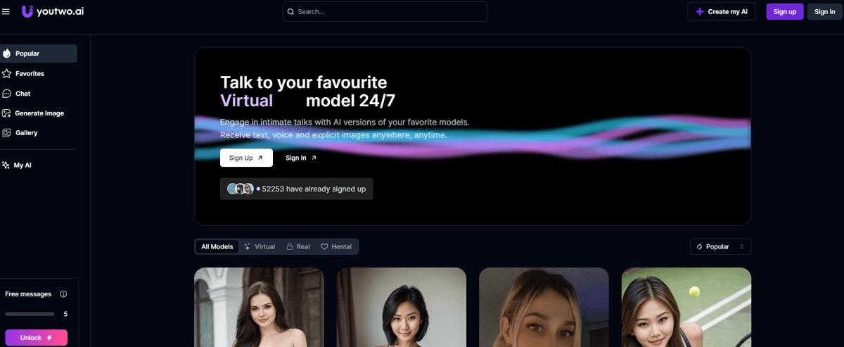 YouTwo, AI Porn Sites