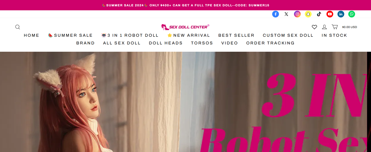 Sex Doll Center, Sex Doll Shop