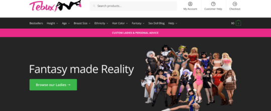 Tebux, Sex Doll Shop