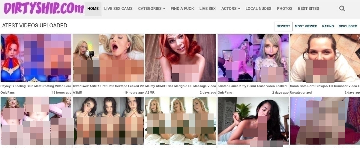 DirtyShip, Amateur Porn Sites