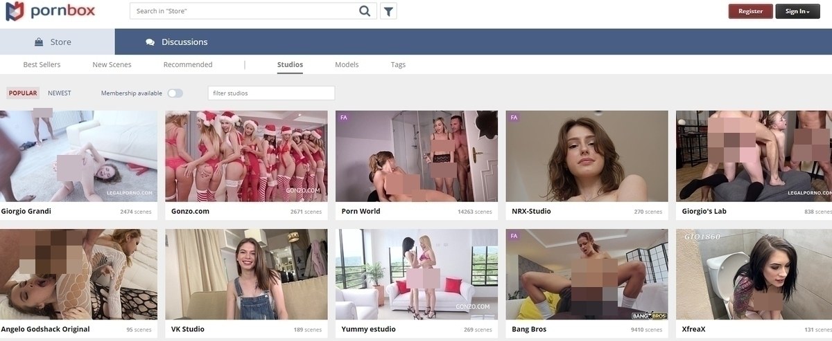 PornBox, Top Premium Porn Sites