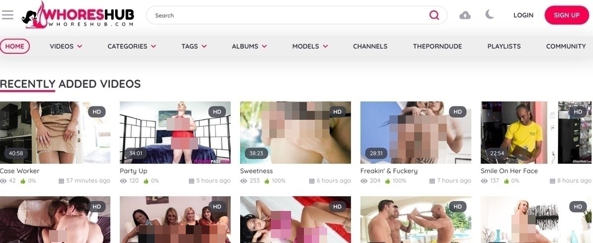 WhoresHub, Free Porn Tube Sites