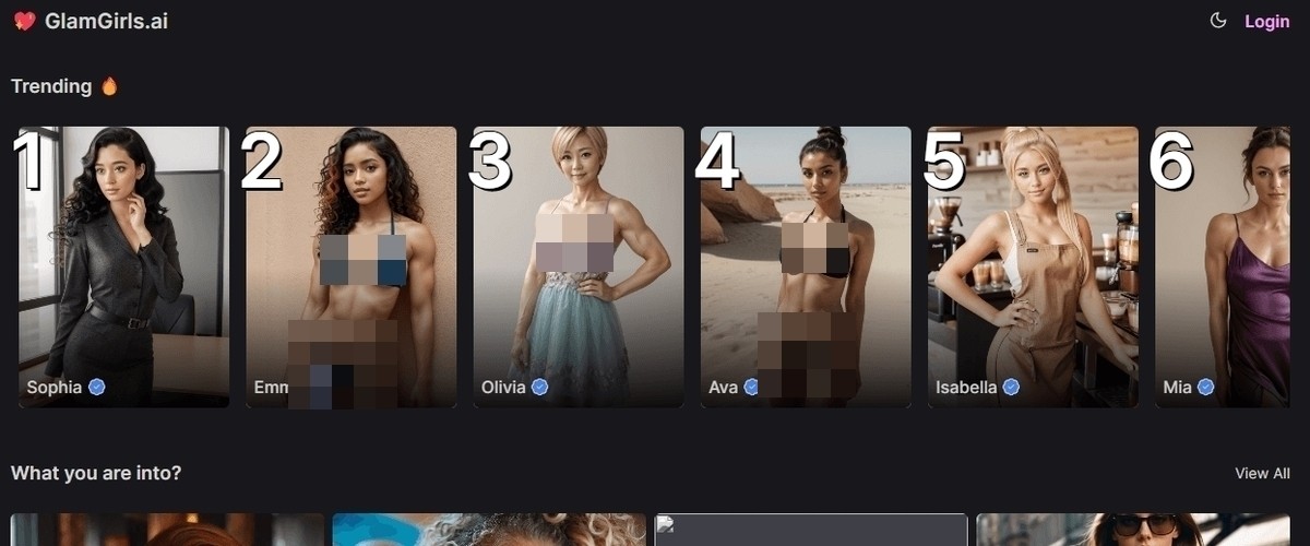 GlamGirls, AI Porn Sites