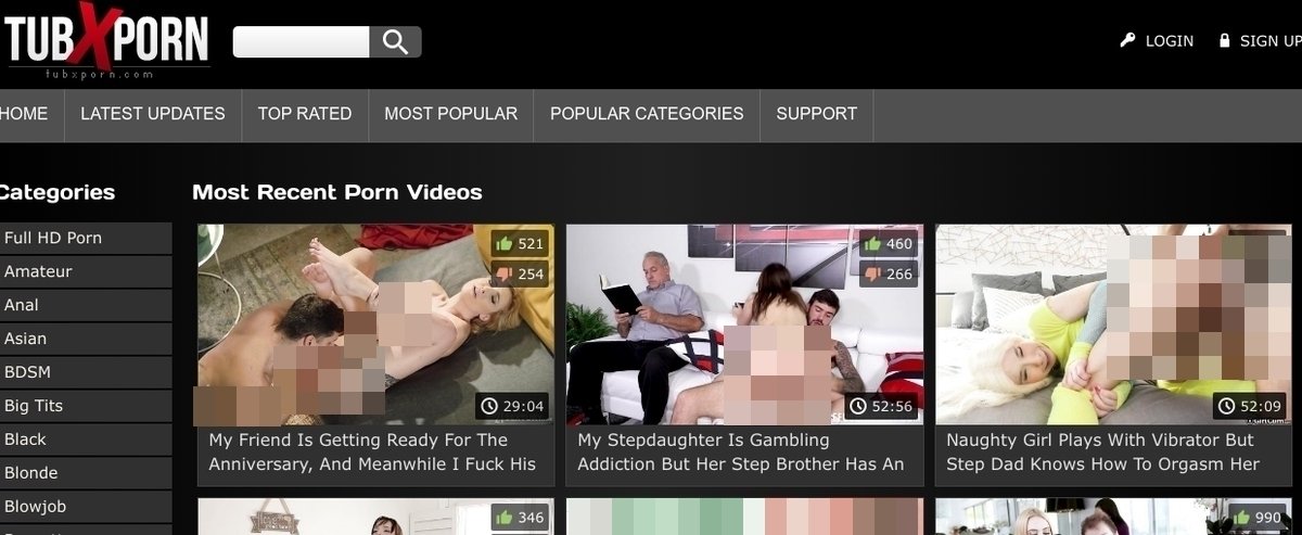 TubXPorn, Hall Of Fame