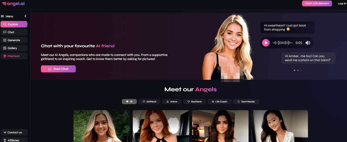 Angel.ai, AI Porn Sites