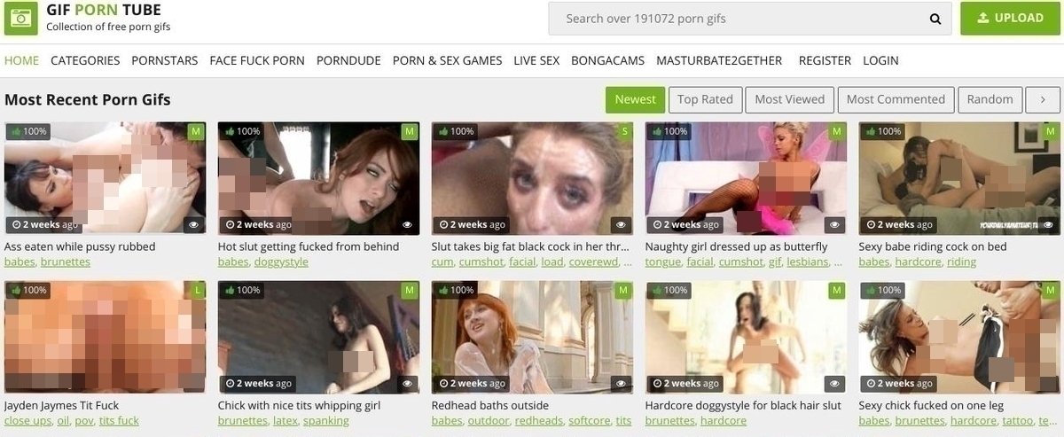GifPornTube, Porn GIFs Sites