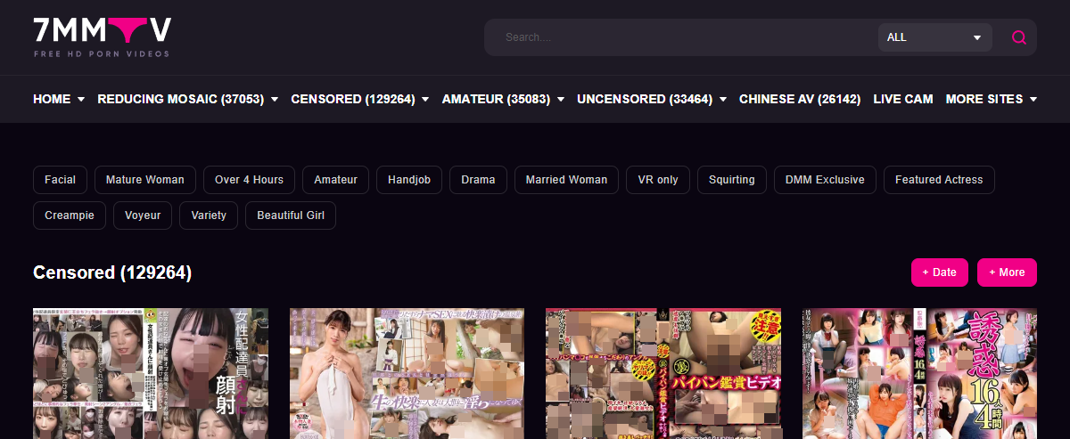 7MMTV, Asian Porn Sites