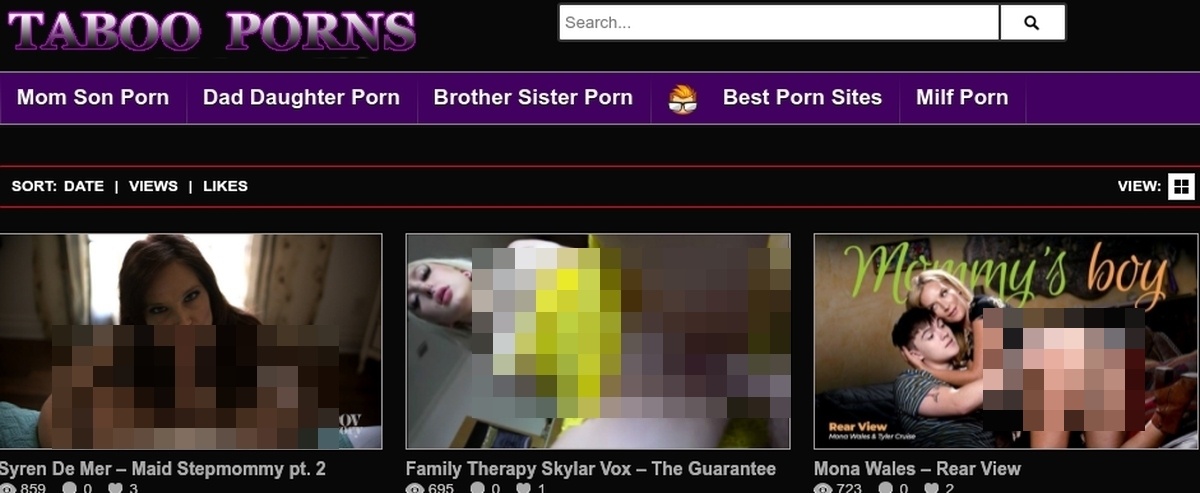 TabooPorns, Hall Of Fame