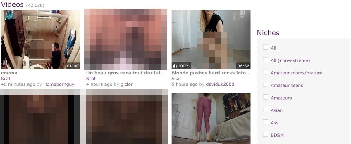 EroProfile Scat, Hall Of Fame