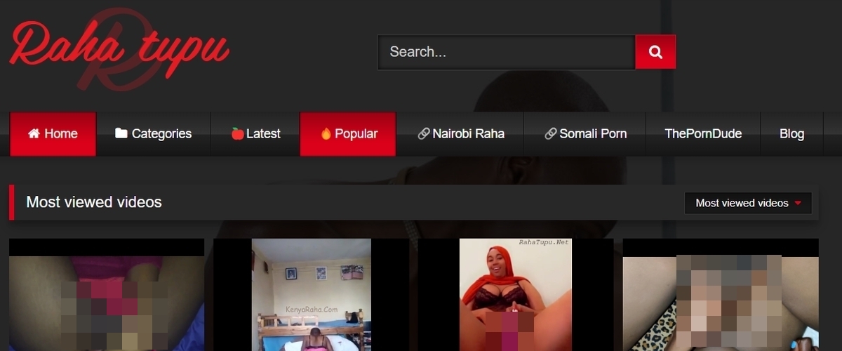 Rahatupu, Black Porn Sites