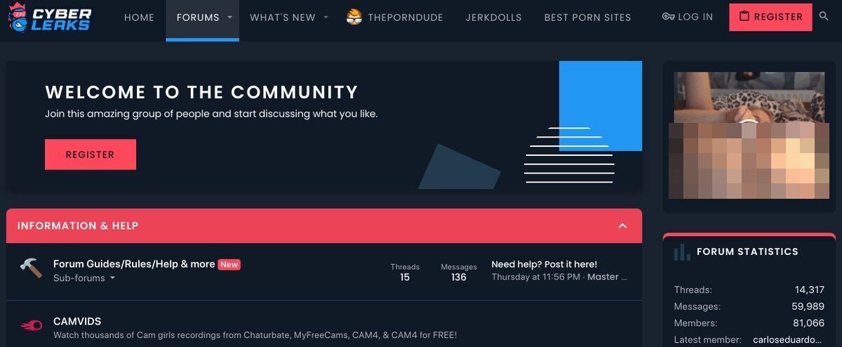 CyberLeaks, Free OnlyFans Porn Sites