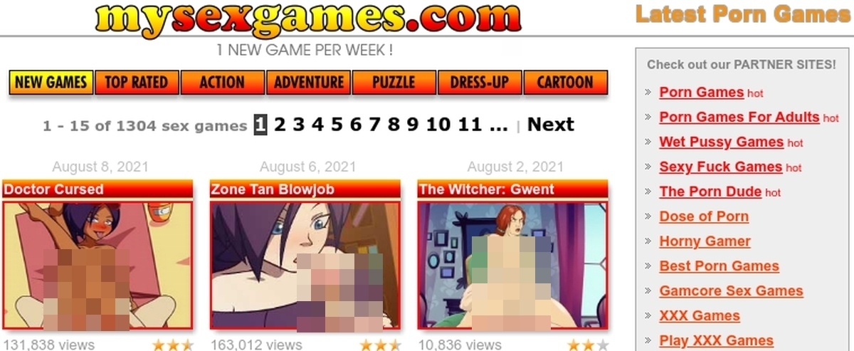 MySexGames, Free Sex Games