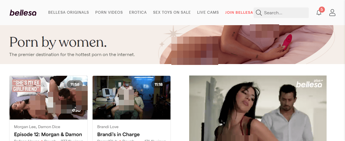 Bellesa, Free Porn Tube Sites