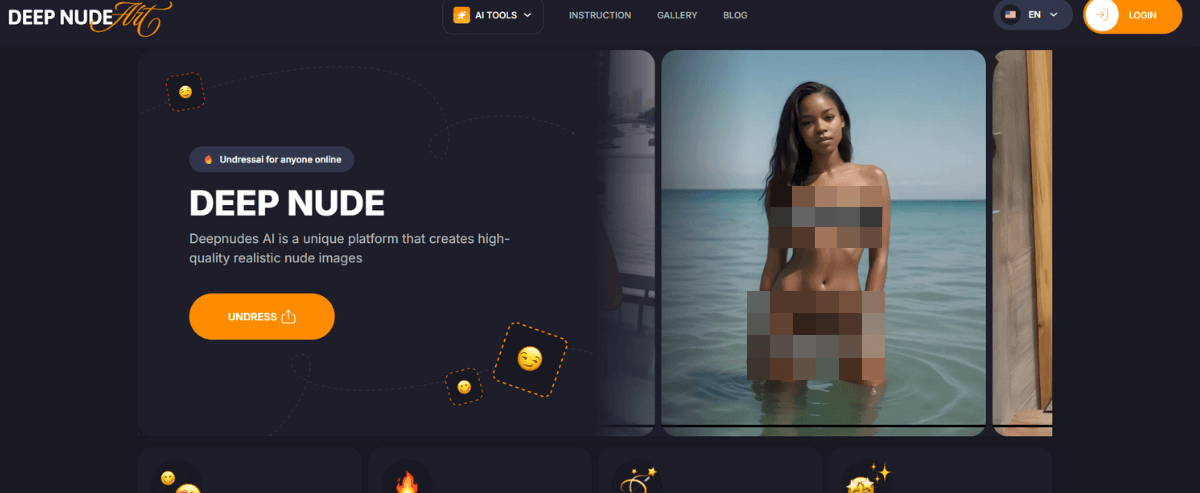 Deep-Nudes, Undress AI Sites