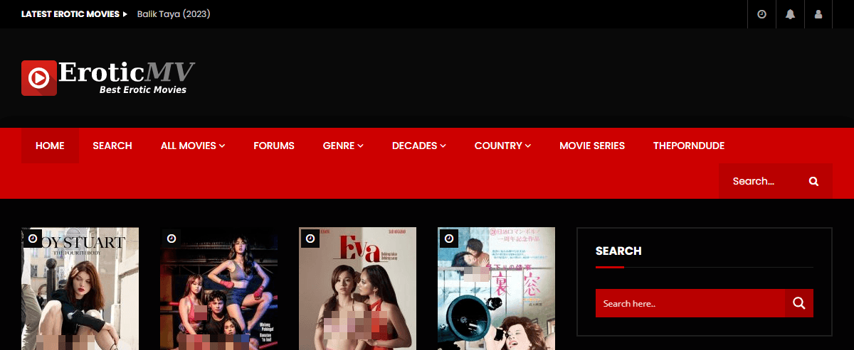 EroticMV, Free Porn Tube Sites