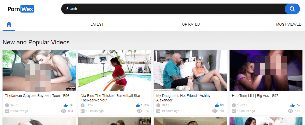 PornWex, Hall Of Fame