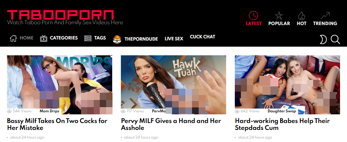 TabooPorn.to, Taboo Porn Sites