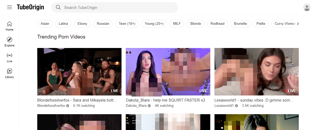 TubeOrigin, Free Porn Tube Sites