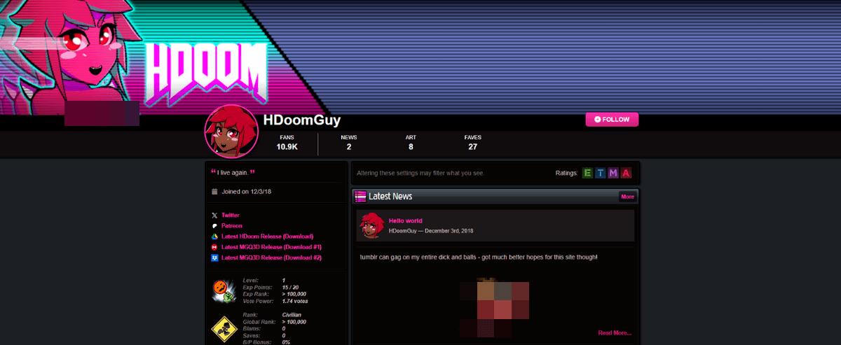 HDoom, Free Sex Games