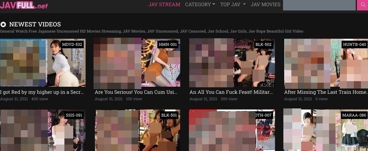 JavFull, Hall Of Fame