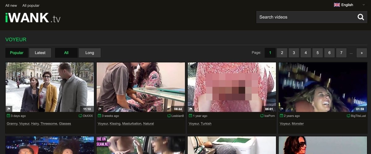 iWank Voyeur, Hall Of Fame