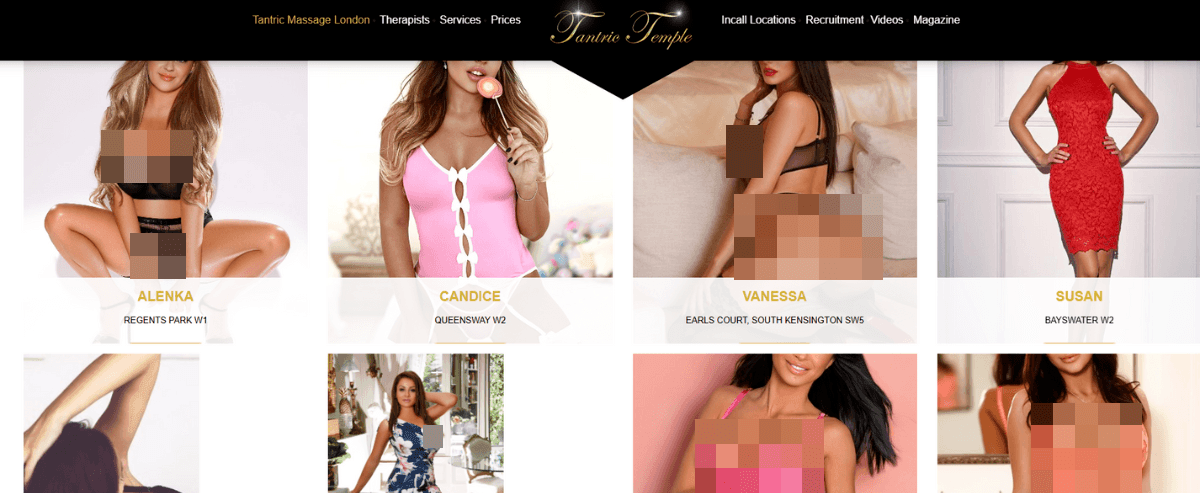 Tantric Massage London, Hall Of Fame