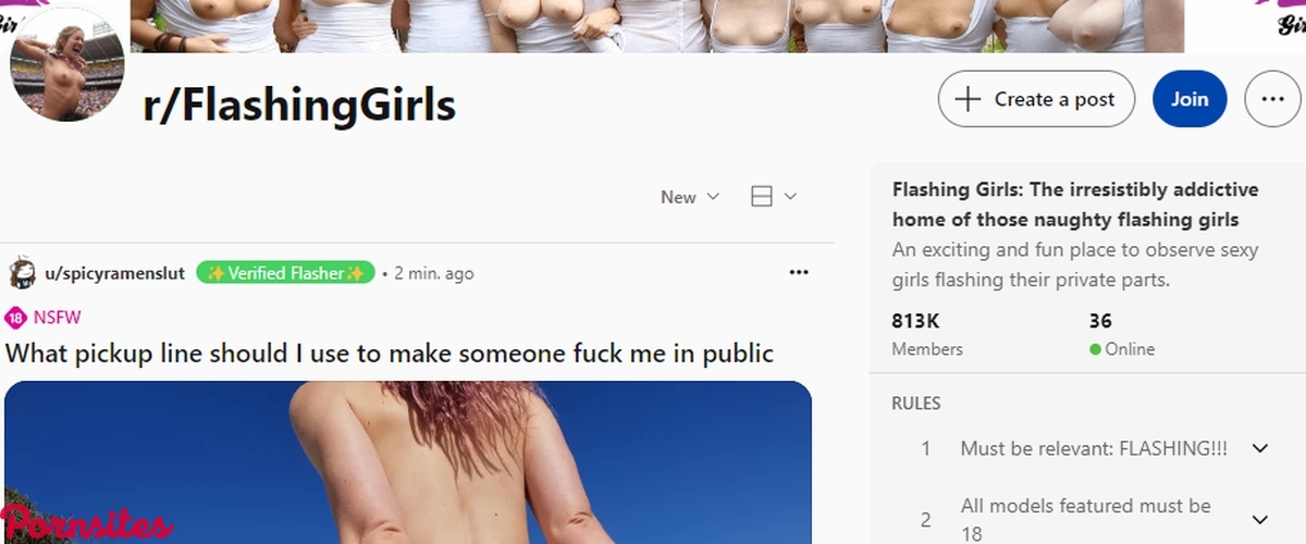 Reddit Flashing Girls