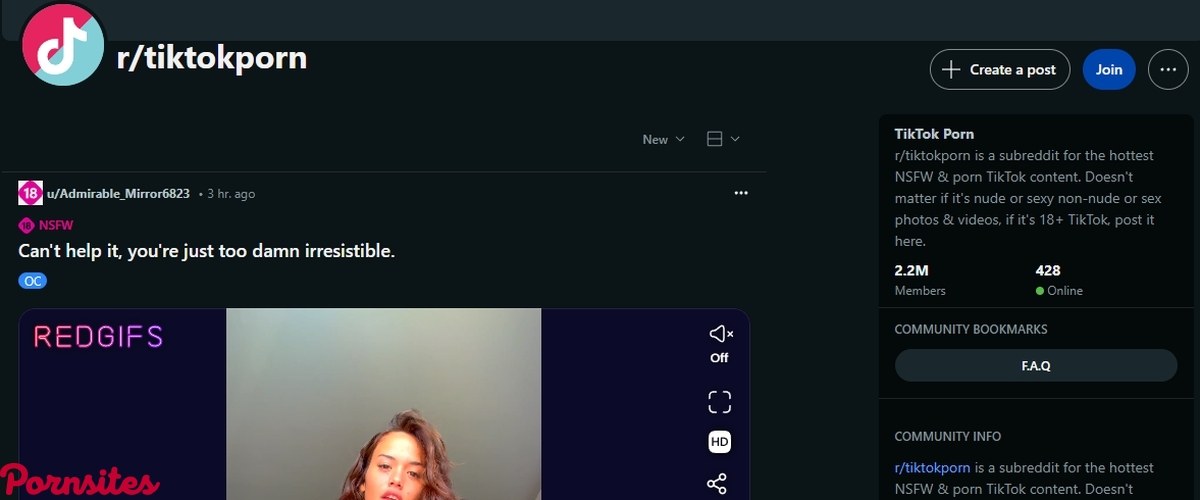 Reddit TikTok Porn