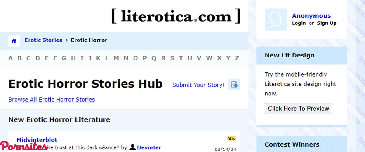 Literotica Horror