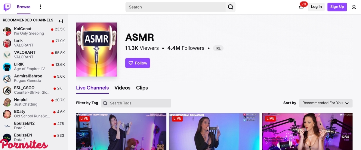 Twitch ASMR