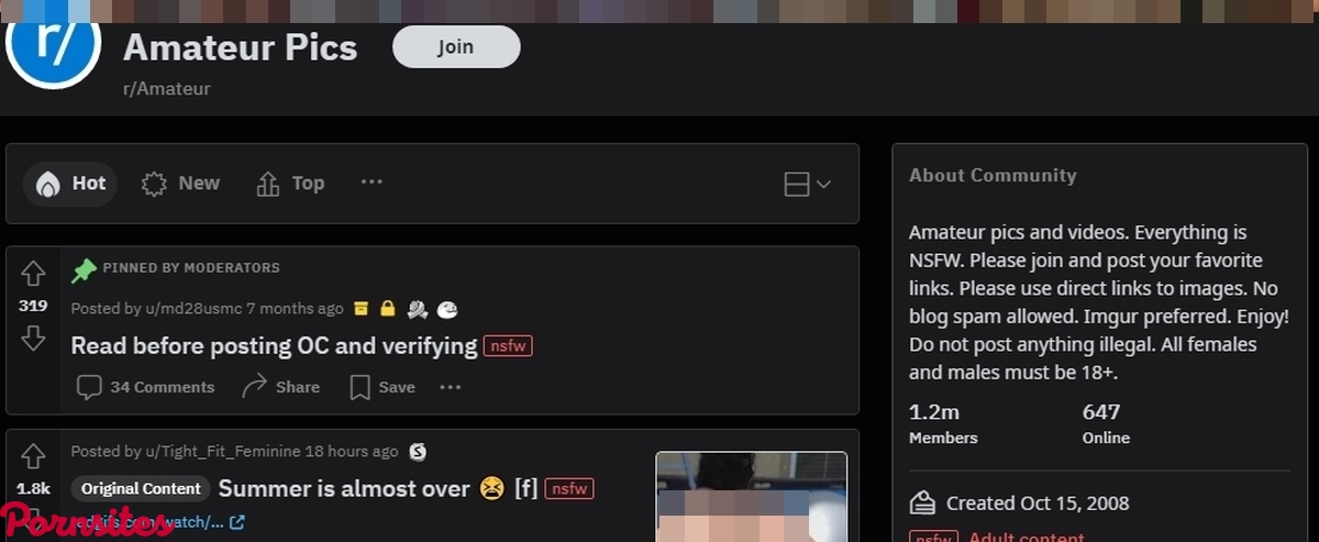 Reddit Amateur