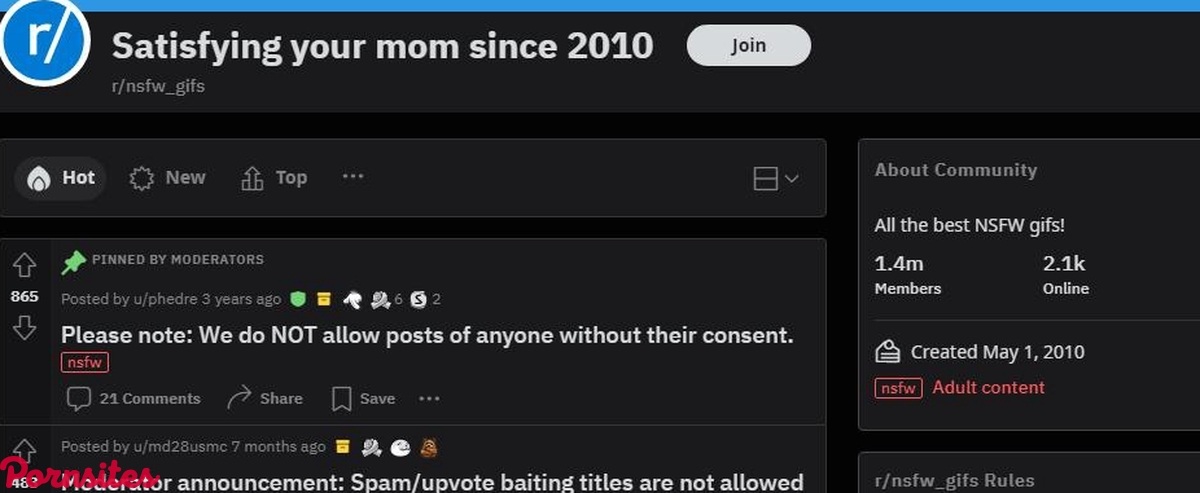 Reddit NSFW GIFS
