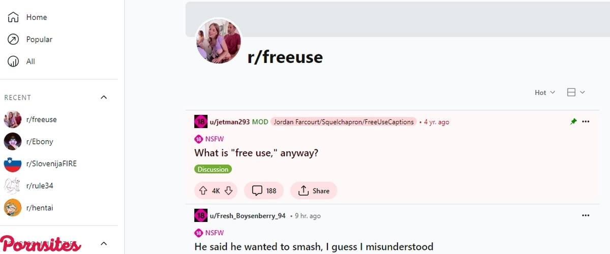 Reddit FreeUse