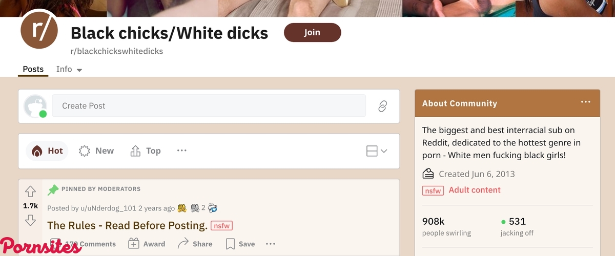 Black Chicks White Dicks