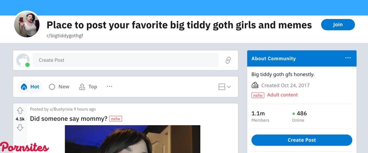 Big Tiddy Goth GF