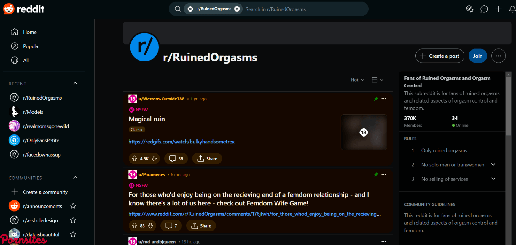 Ruined Orgasms