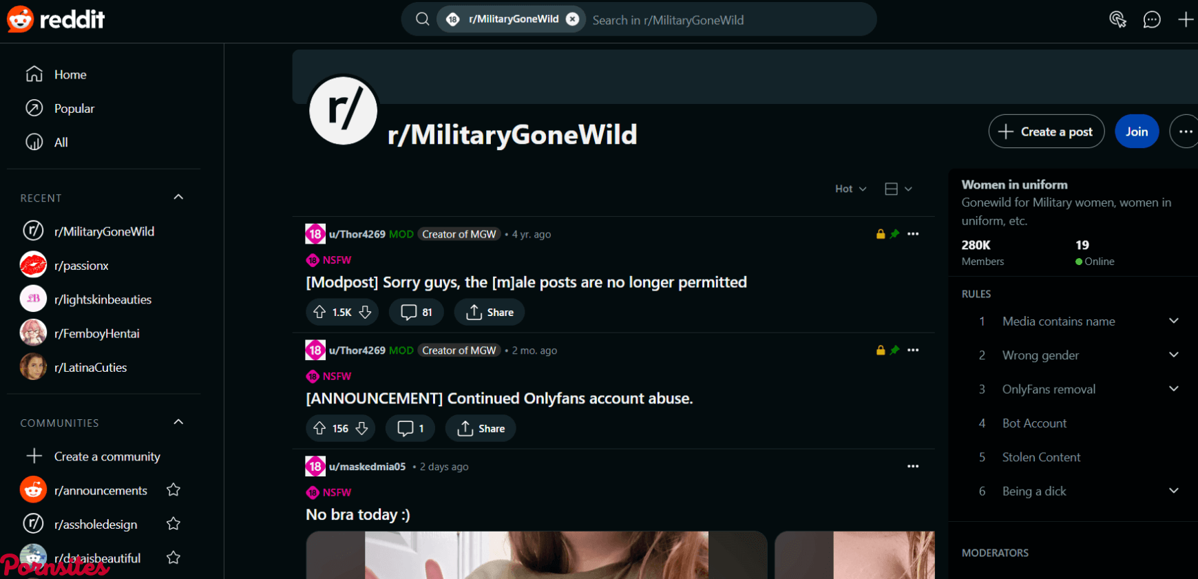 Military Gone Wild